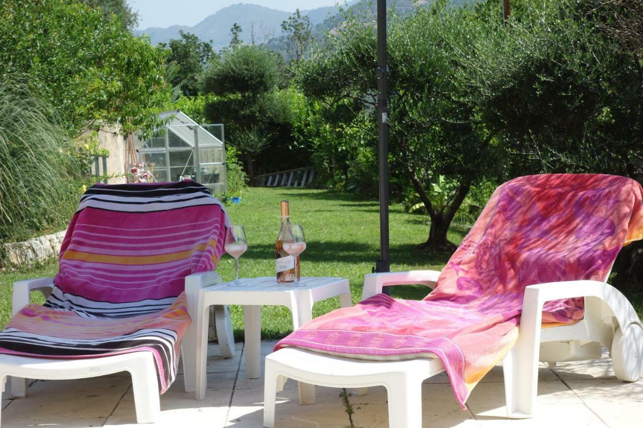 Studio Le Romantique A 20 Kms De Nice Bendéjun Exterior foto